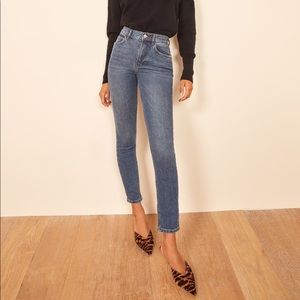 Harper High Rise Skinny Cropped Jeans in Syracuse